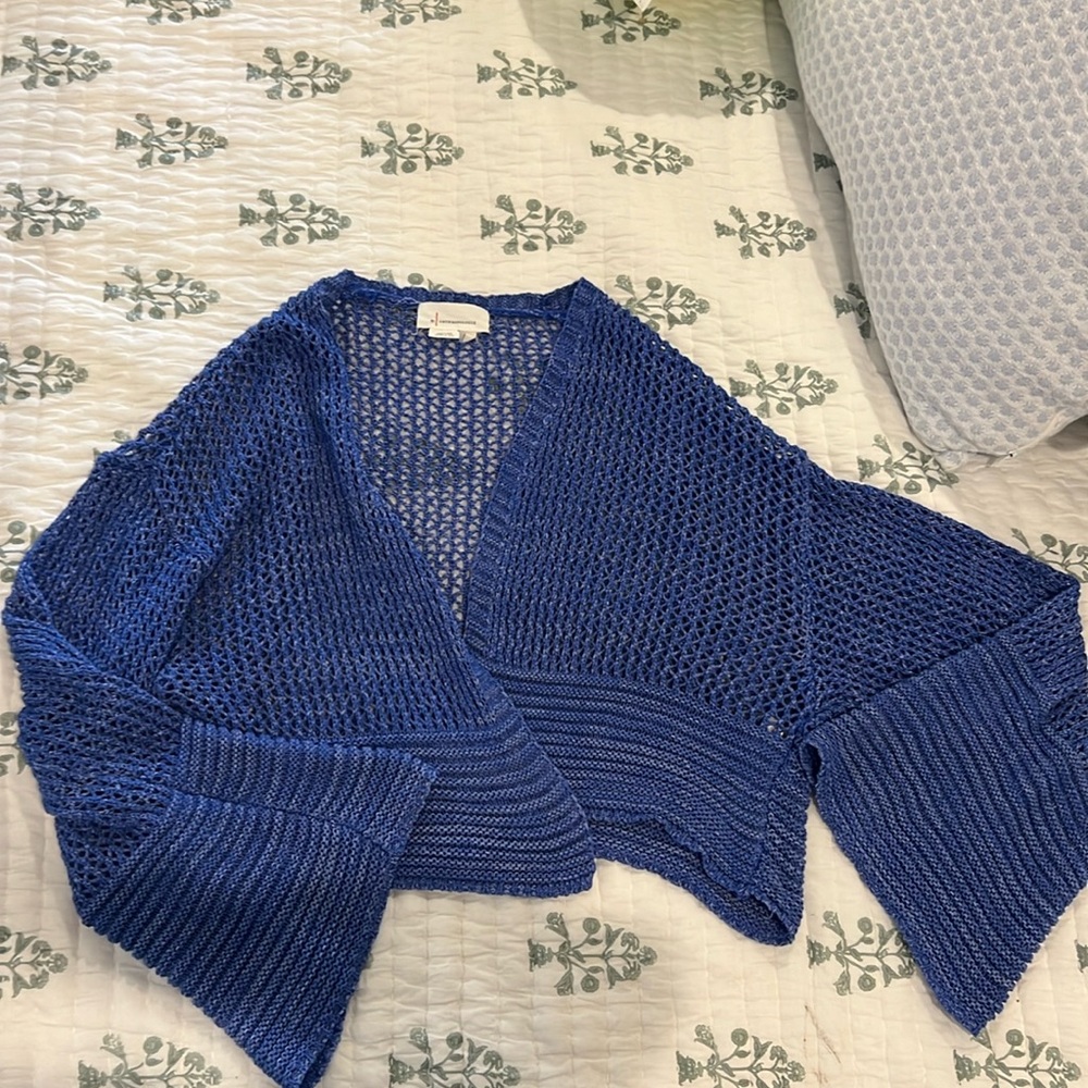 Anthropologie Blue Sweater Knit!